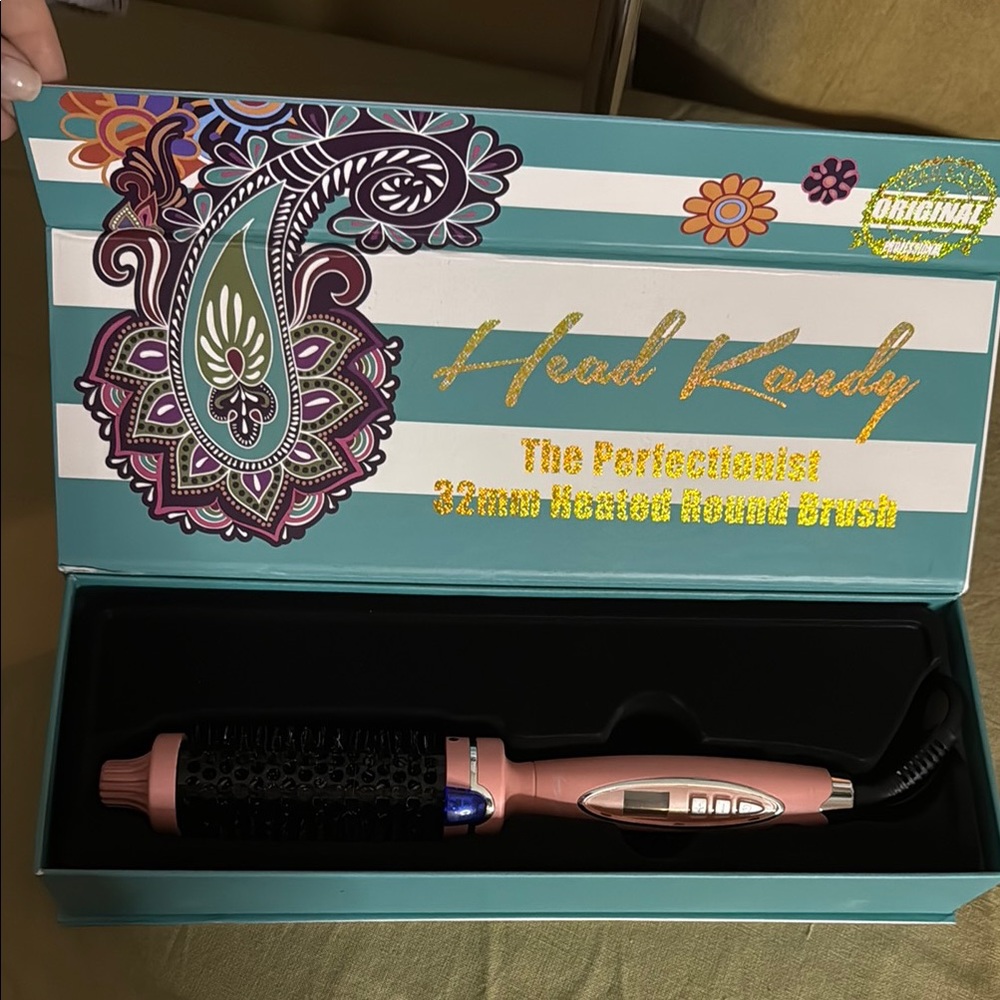 Pink Heated Round Brush by Head Kandy